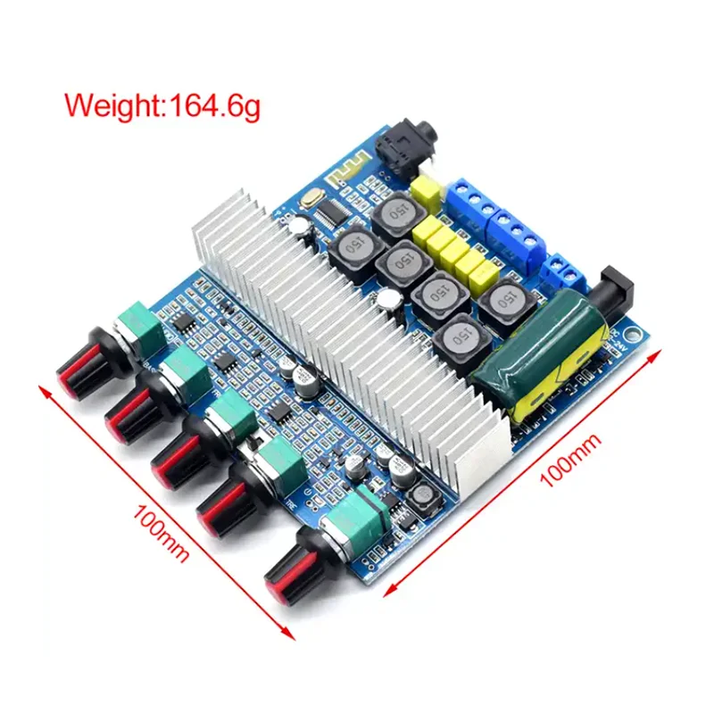 2.1 Channel TPA3116D2 Audio Stereo equalizer Amp 5.0 HIFI Power Subwoofer Amplifier Board