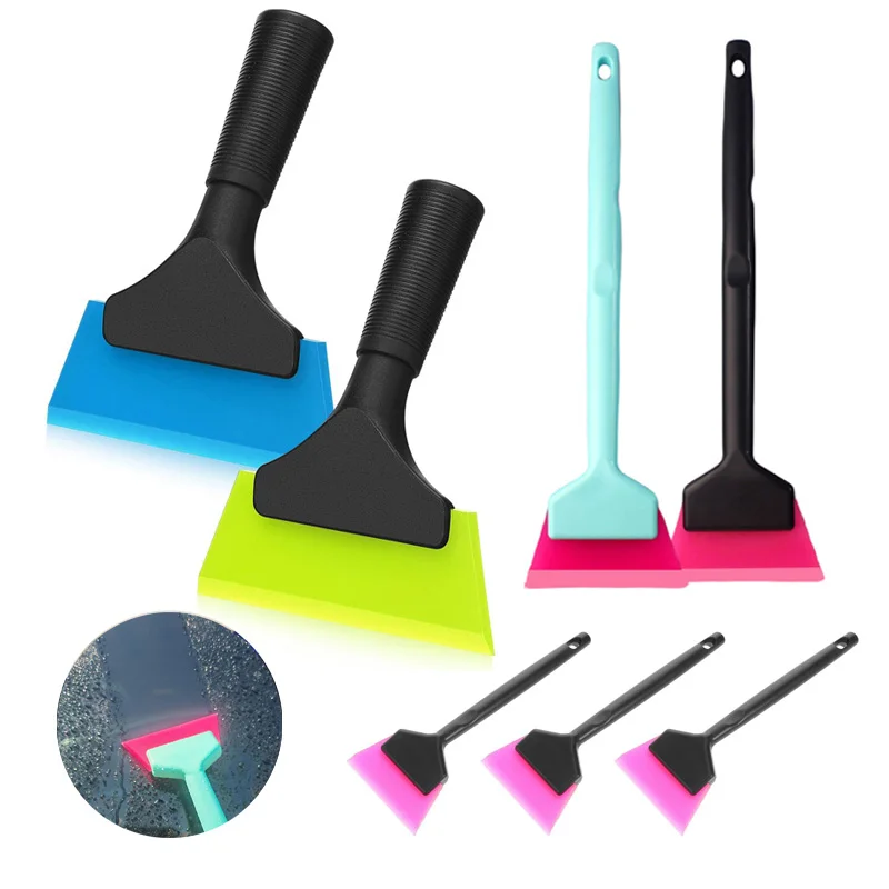 Espátula pequeña para vinilo, herramientas para tintado de ventanas, mini espátula para limpieza de cristales de coches, ventanas traseras, espejos y parachoques.