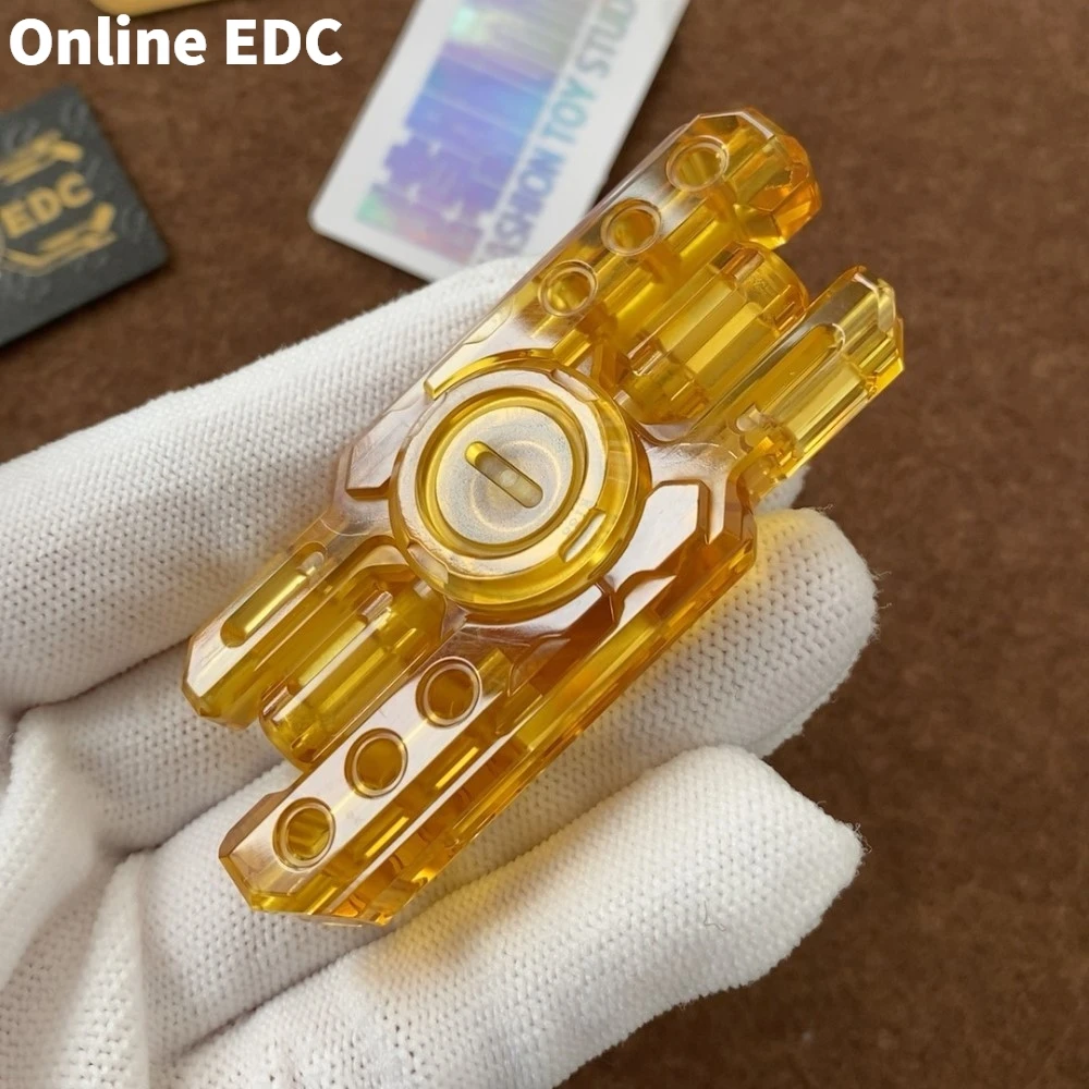 Giocattoli EDC usati PEI Plasma Fidget Spinner Fidget Toys per adulti Accessori da scrivania portatili Gadget per alleviare l'ansia