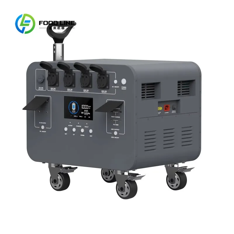 Customized Portable Power Station Solar Generator 1800W‑4200W 6KW 8KW LiFePO4 OEM ODM Outdoor Emergency Power Supply