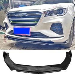 Front Skirt for JETOUR X70 Splitter 2020 2021 2022 Carbon Painting Bumper Spoiler Body Kit Lip