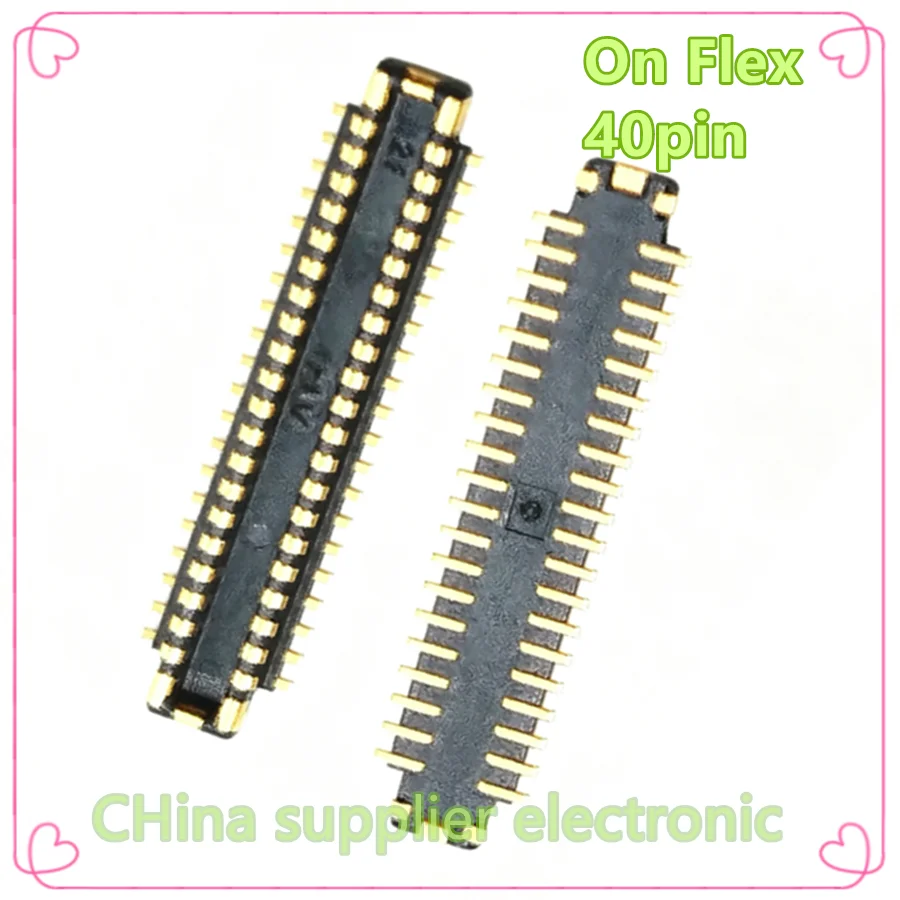 For Huawei Honor V40 X30I Mate40 Mate 40 Lite RS Maimang 9 Y8P 2020 40Pin LCD Screen Display Plug FPC Connector On Board Flex