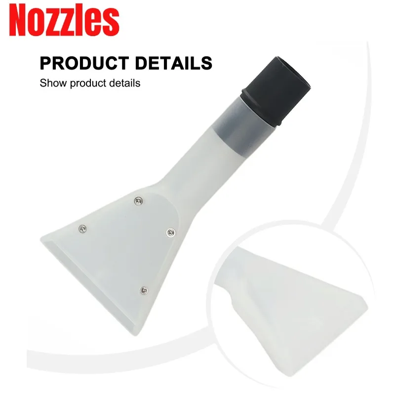 

Sprayer Vacuum Extractor Nozzle Head, Nozzle Upholstery Vacuum 32-35mm Household Supplies Cleaning Vacuum Parts