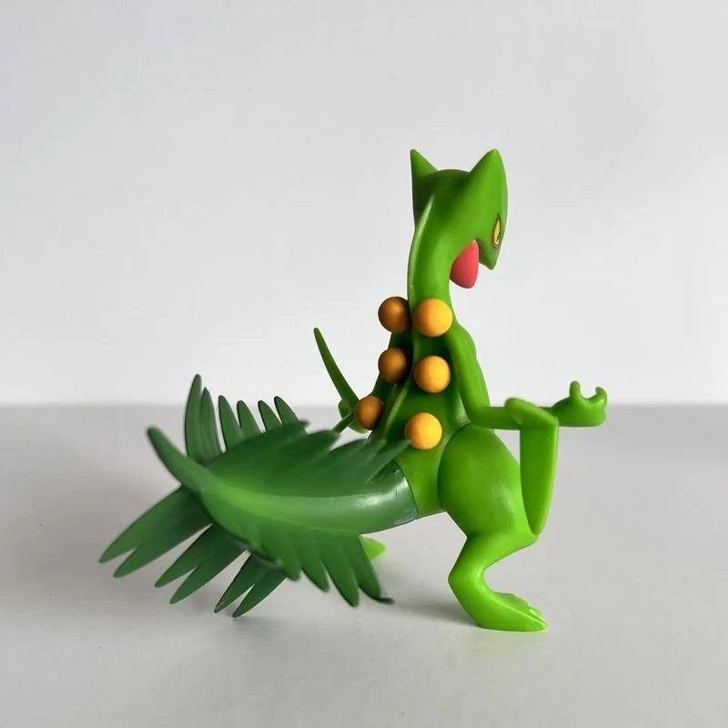 Figurines de dessin animé Pokemon Sceptile 9cm, Statue en Pvc 1/20, modèle de décoration de salle, Collection d'ornements, jouets cadeaux d'anniversaire pour garçons