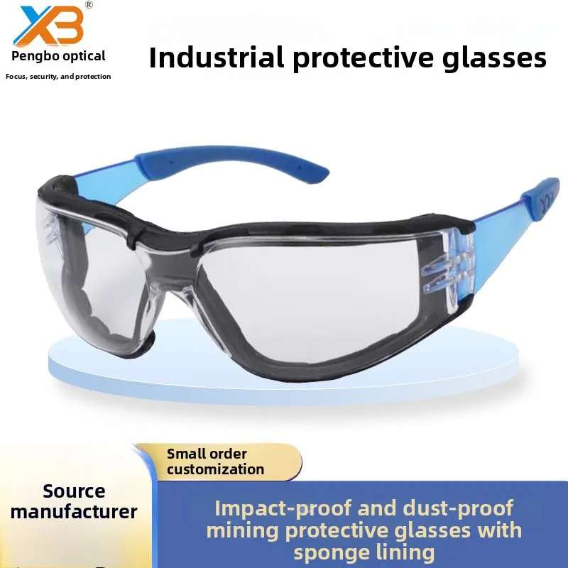 

High definition dust-proof fog-proof scratch-proof sponge goggles mine work protective glasses