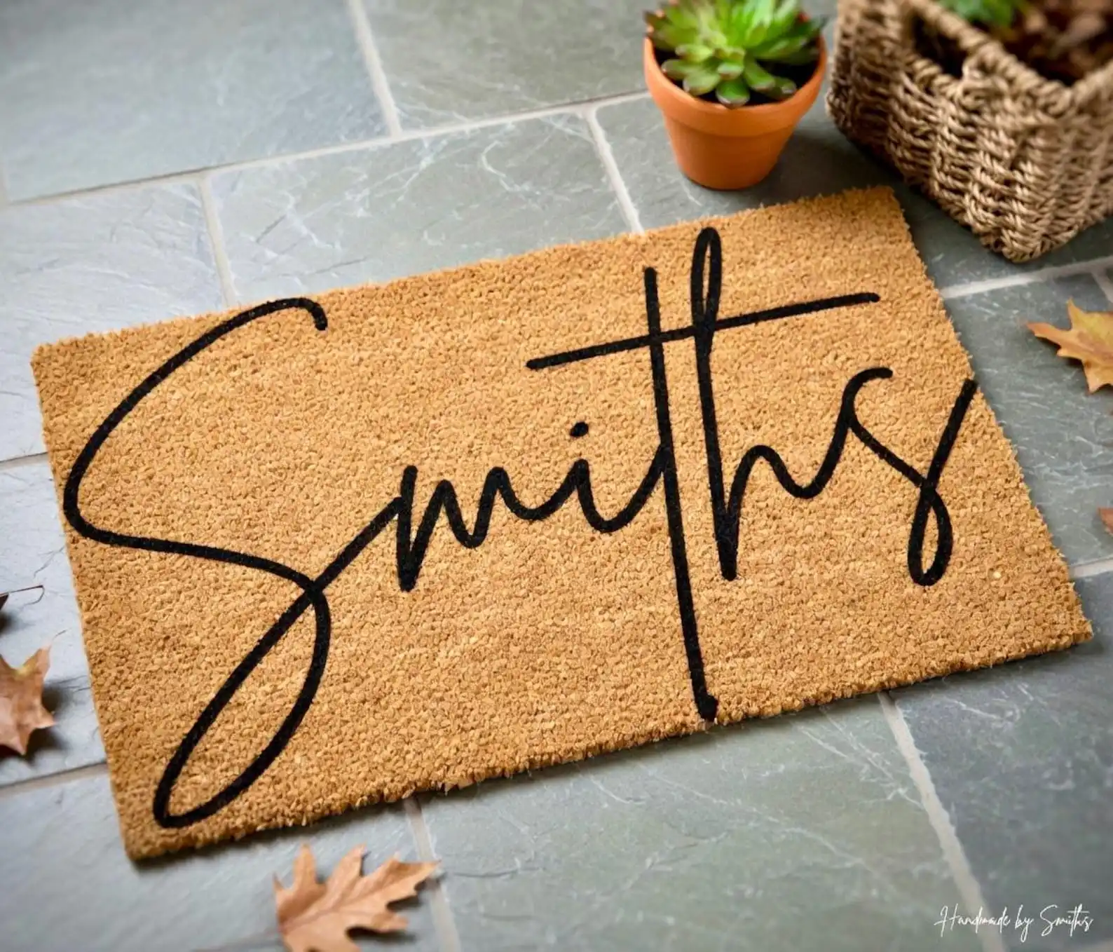 

Personalized Doormat With Family Name Last Name Custom Door Mat Coir Stylish Fonts Welcome Mat Housewarming Gift Door Decor Rugs