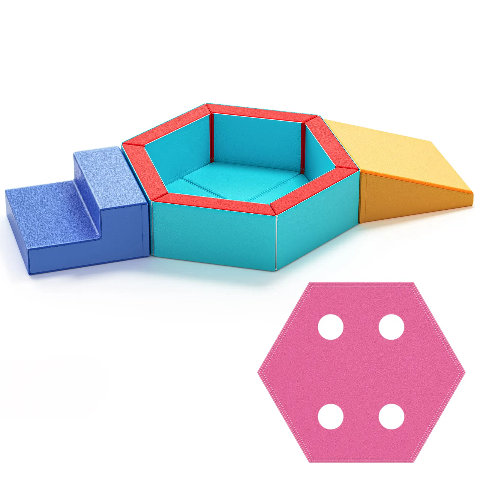 Blocs de construction en mousse pour bébé, 9 pièces, blocs d'escalade en mousse souple pour tout-petits, ensemble de jeu doux, jouets d'escalade d'intérieur