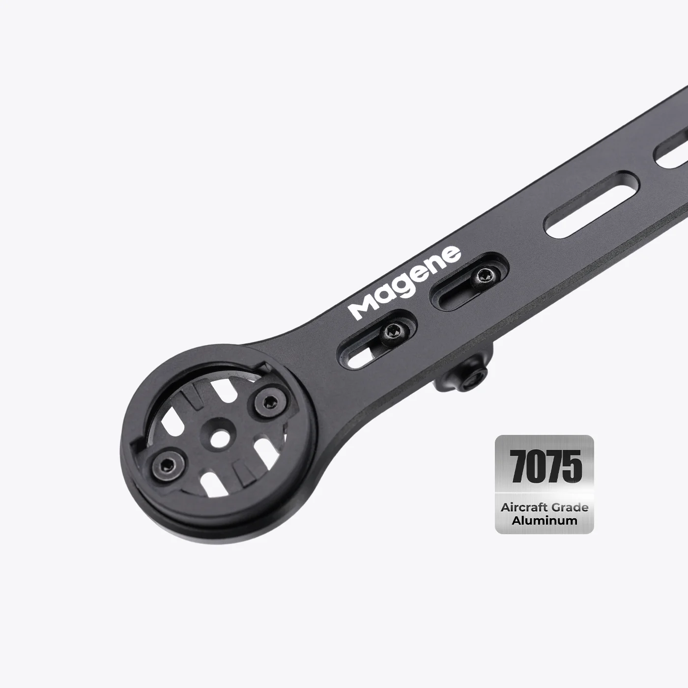 Suporte Integrado de Alumínio Aeronáutico para Ciclocomputador de Guidão, para Montagem Sob o Suporte de Bagagem, Compatível com Garmin, IGPSPORT, Bryton Rider, Edge130, para Bicicletas de Estrada e MTB