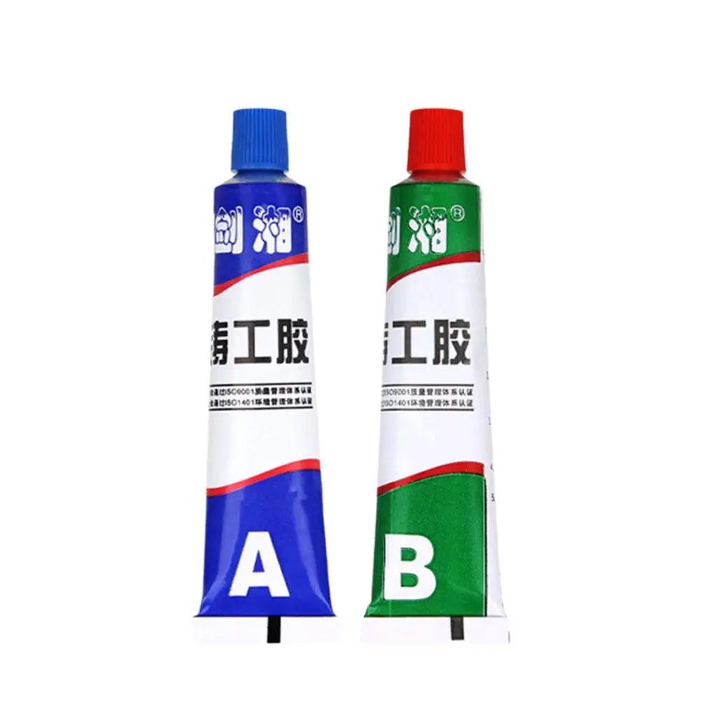 กาวหล่อ20/50กรัมกาวซ่อมแซม AB 1:1ความต้านทานอุณหภูมิผสมแทนการเชื่อมโลหะตัวแทน C1z6ซ่อมสูง