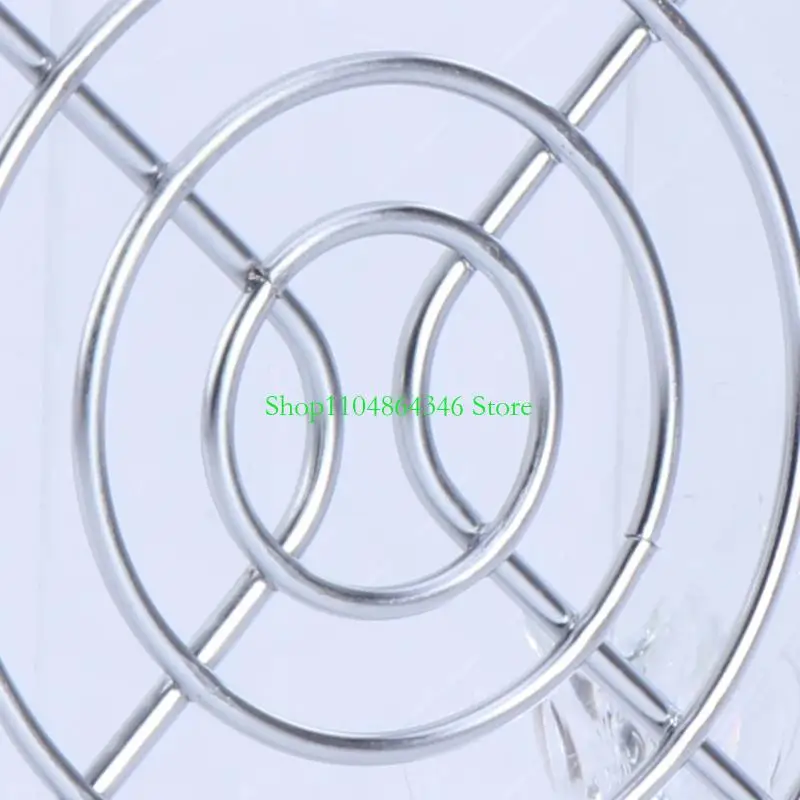 Metal 80mm PC Computer Fan Grill Mounting Finger Guard for Protection Cover,Pack of 1