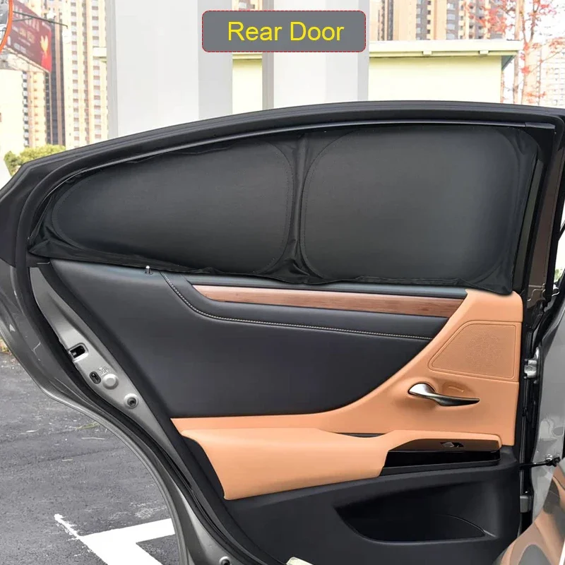 

For LEXUS ES XZ10 2018-Present Car Black Window Privacy Sunshade Auto Anti-UV Heat Insulation Protect Cover Interior Accessory