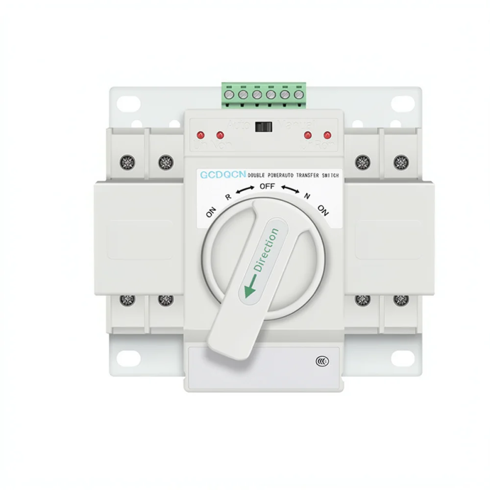 For GCDQCN Automatic Transfer Switch ATS 4P Dual Power Selector 220V 380V Household Industrial Voltage Changeover Relay