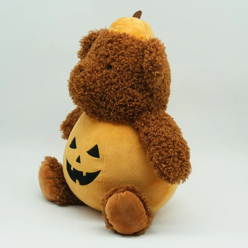 2026 New Pumpkin Teddy Bear Halloween Gift Plush Doll Pillow Cute Pillow Office Chair Cushion