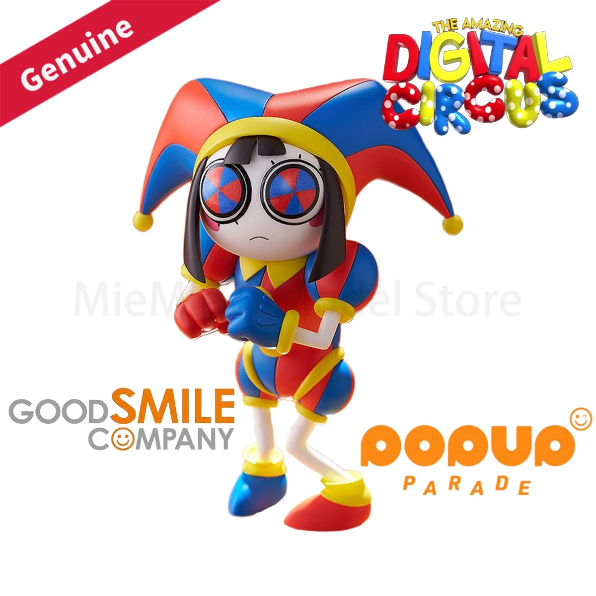 

Оригинальный подлинный Good Smile Company, предварительно окрашенный всплывающий парад, удивительный цифровой цирк Pomni H = 110 мм, гаражный комплект GSC PUP, подарок