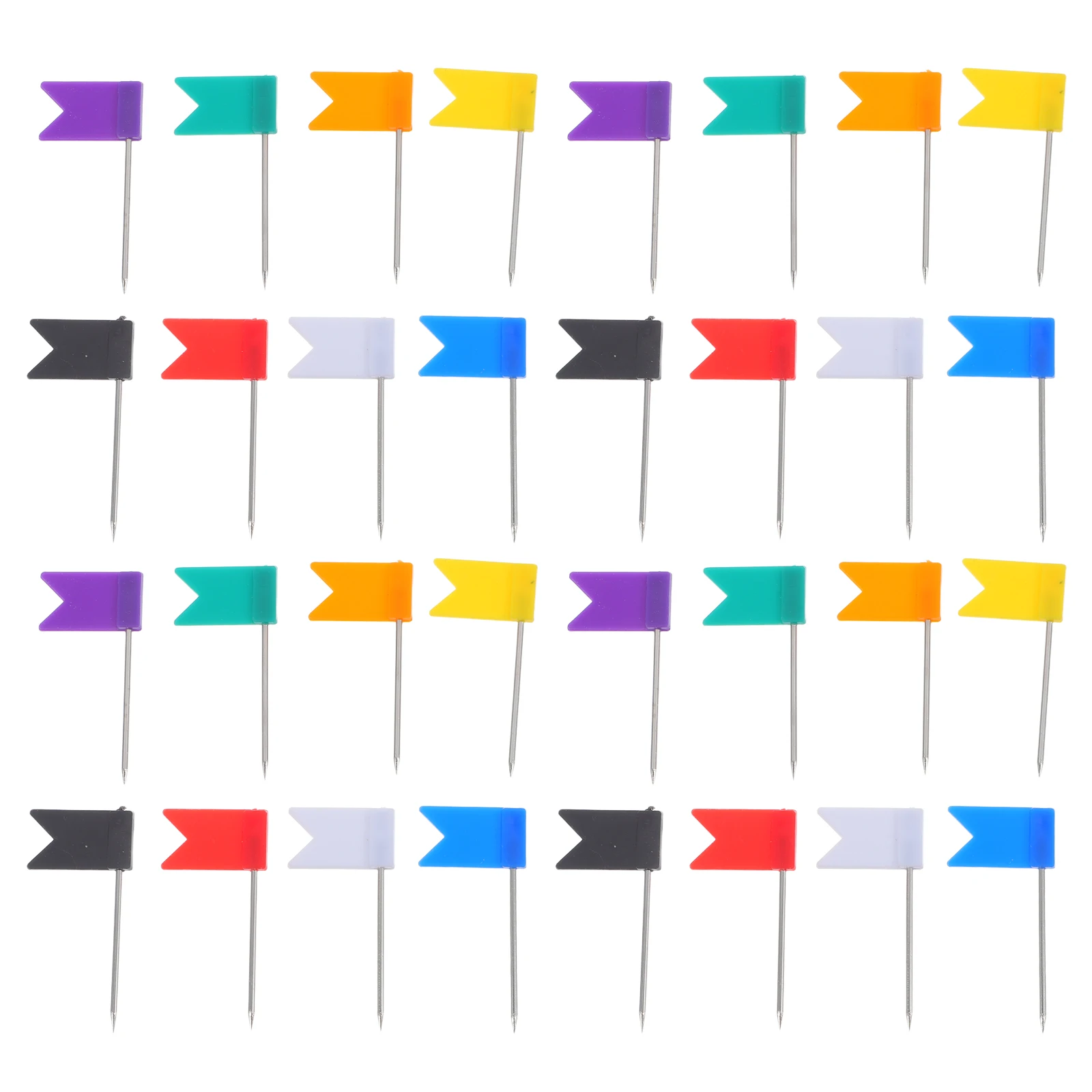 

160 Pcs Map Mark Pushpin Colorful Thumb Tacks Decorative Flag Country Pins Plastic Creative Bulletin Board