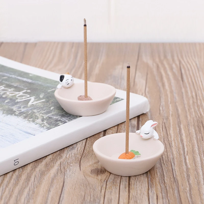 Cartoon Animal Incense Holder, Line Incense Stand, Creative Incense Tray Small Censer, Indoor Home Aromatherapy Decor Ornament