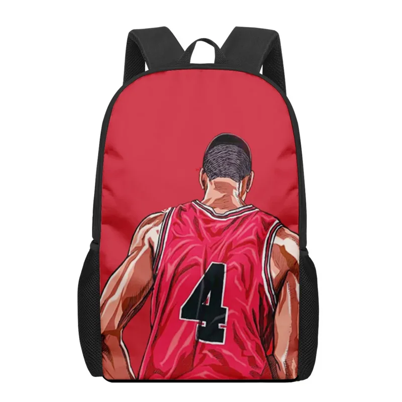 Anime Basketball Sport Muster Rucksäcke Teenager Mode Druck Casual Rucksäcke Student Schultasche Jungen Mädchen Tägliche Büchertaschen