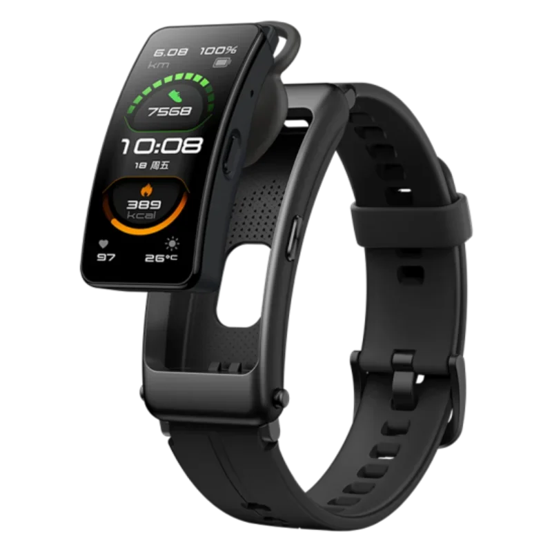 

Оригинальный смарт-браслет Huawei TalkBand B6 1,53-дюймовый AMOLED-экран Kirin A1, процессор для звонков, наушники, браслет Talk Band GPS