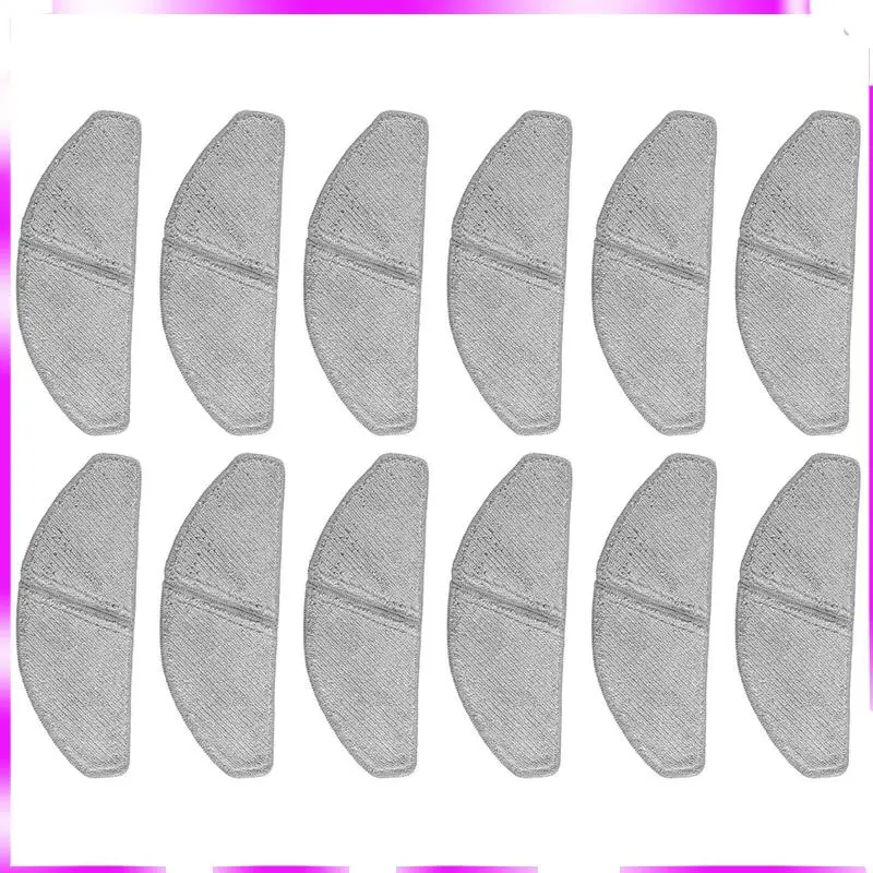 N98R Cleanable Microfiber Mop Cloths Replacement Parts For Midea S8+ M7 Pro Robotic Vacuum Cleaner