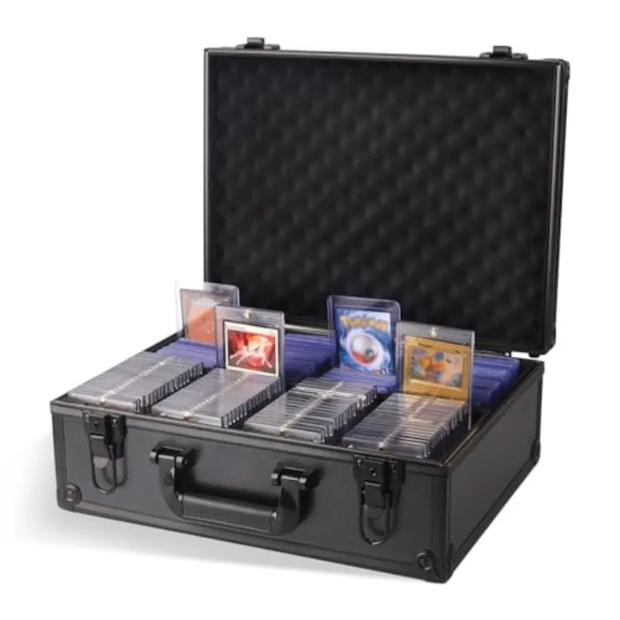 Toploader Storage Box Trading Card Storage Case Sports Baseball Card Storage Box Cards Case Holder Holds 630+ Toploaders