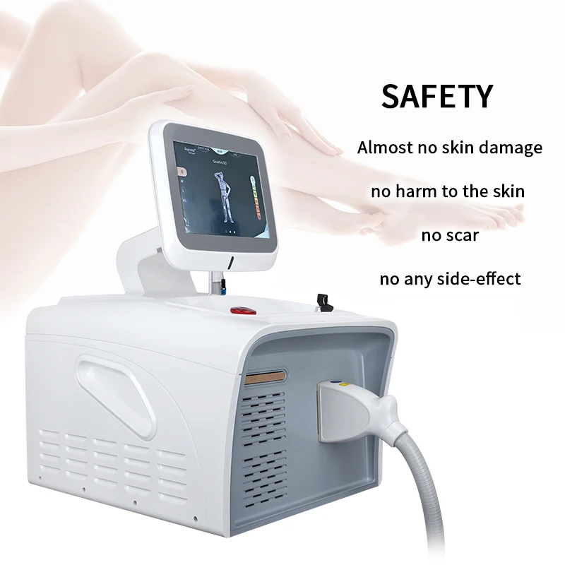 

Portable 808nm Laser Hair Removal Machine 3 Wavelength 755 808 1064 Diode Skin Rejuvenation Permanent Painless Beauty Salon Use