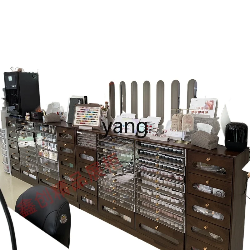 

HRC Nail polish display cabinet Multifunctional locker Drawer storage cabinet Nail polish glue floor cabinet