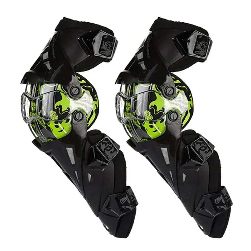 SCOYCO Motorcycle Knee Pads Road Racing Black Knee Pads High Quality Off-Road Anti-Fall Slider Knee Pads Motorcycle Protection P