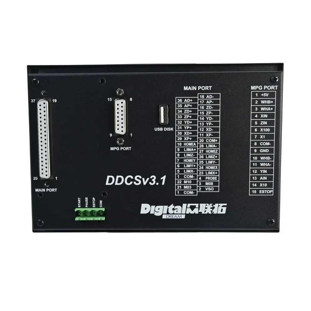 DDCS V3.1 3/4 Axis As Fanuc Cnc Controllers Kit  with MPG Handwheel for CNC Engraving and Milling Machines