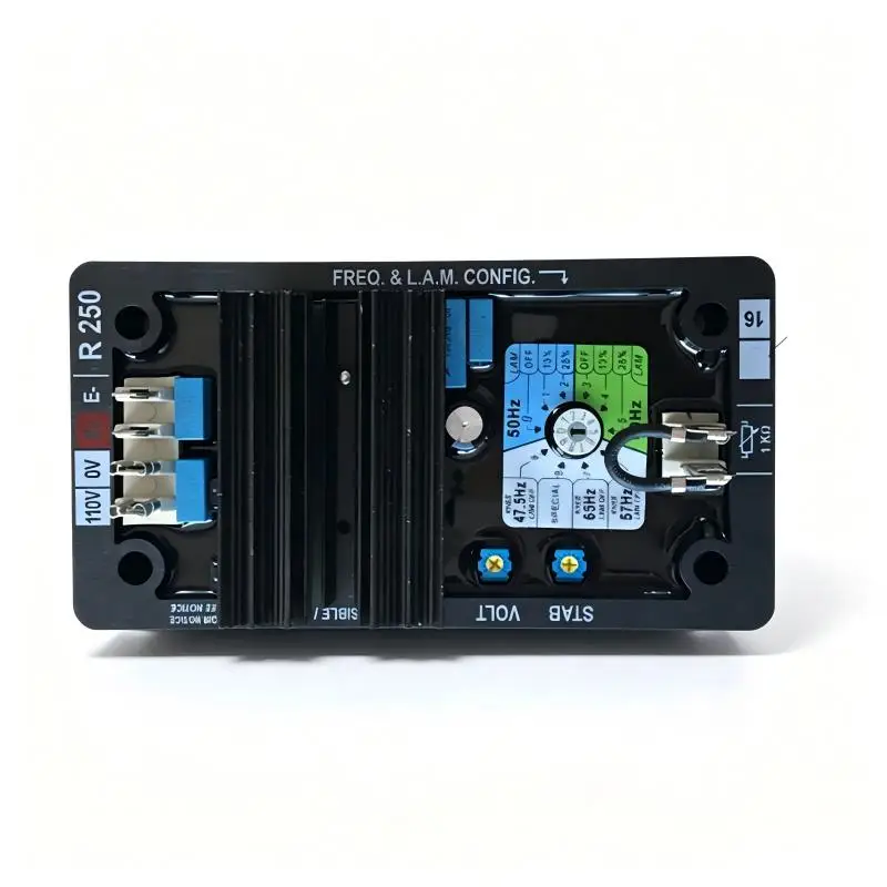 R250 Automatic Voltage Regulator AVR Generator Parts Brushless Alternator Regulator Module Adjustable