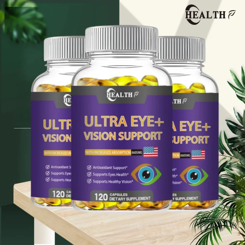 

HEALTH Advanced Eye Vitamin Supplement for Macular Health and Dry Eyes - Supports Eye Strain, Stress, Night Vision