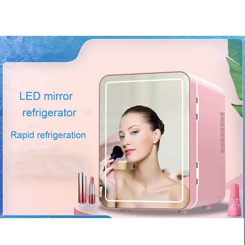 Factory direct sales makeup mirror refrigerator refrigerator bedroom freezer