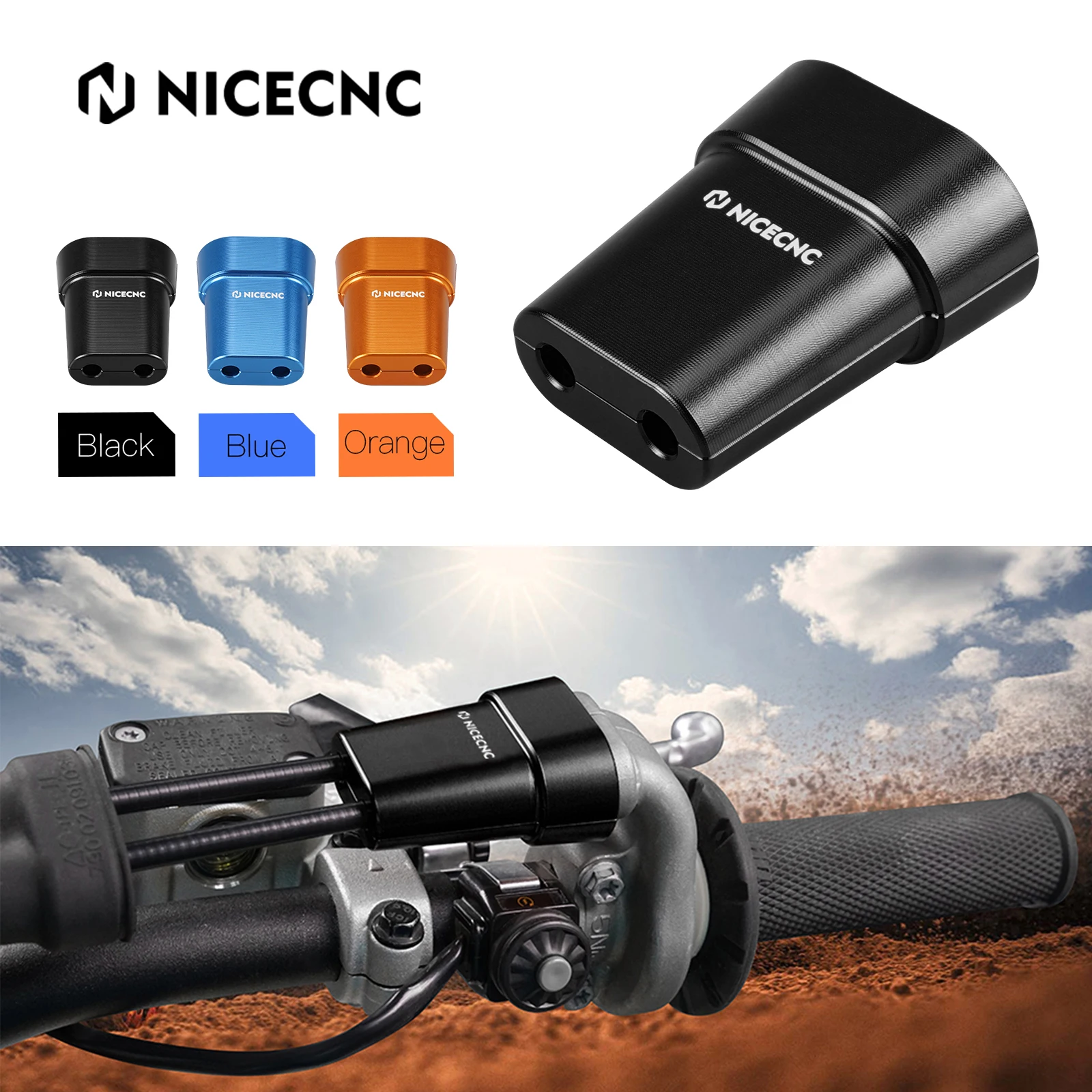 

NICECNC For 2017-2023 KTM EXC 300 XC-W XCFW EXCF 450 350 250 Husqvarna TE300 FE450 GasGas EC300 EC250 Throttle Cable Guard Cover