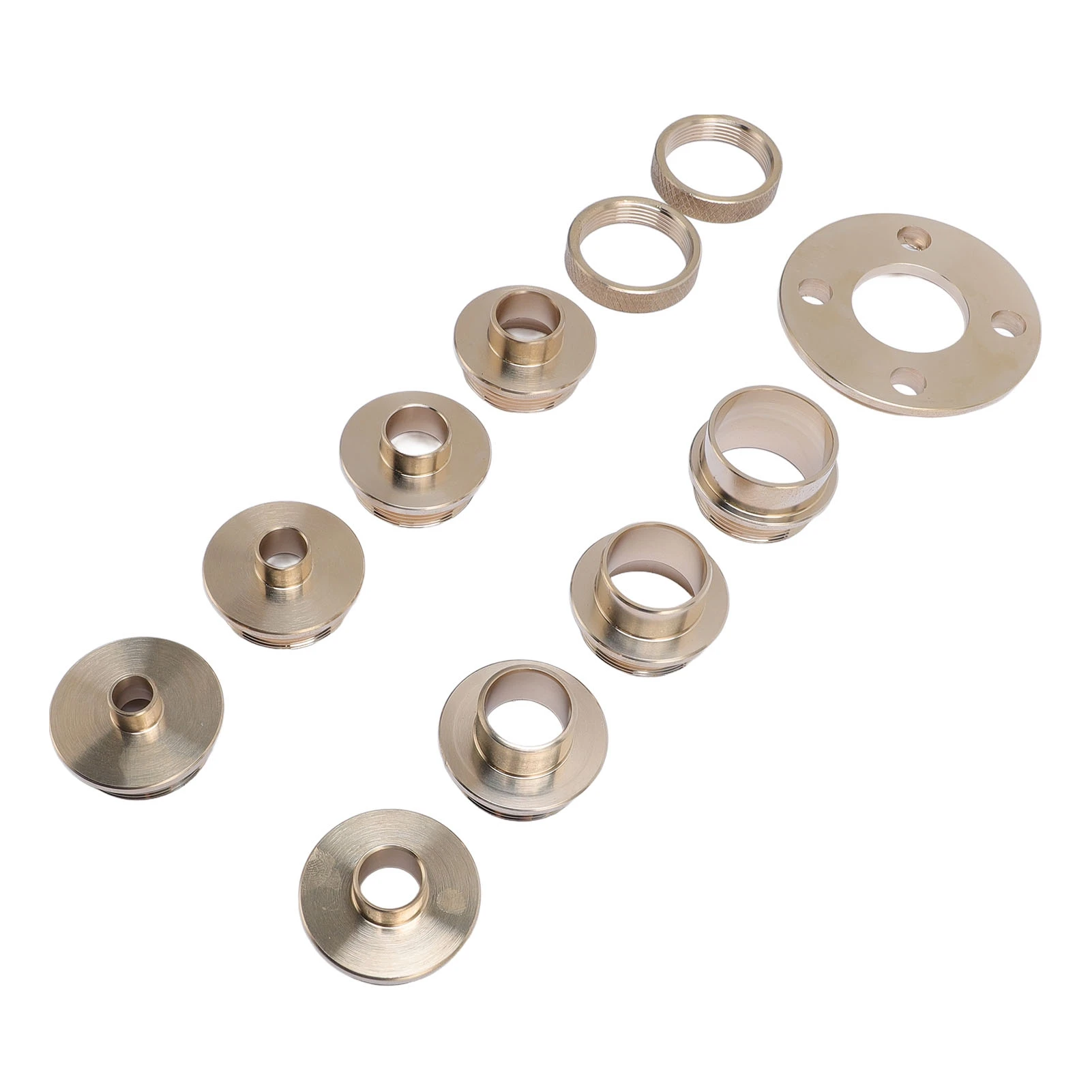 11Pcs Router Template Guide Set Kit Brass Bushing with Carrying Case for Woodworking Repair