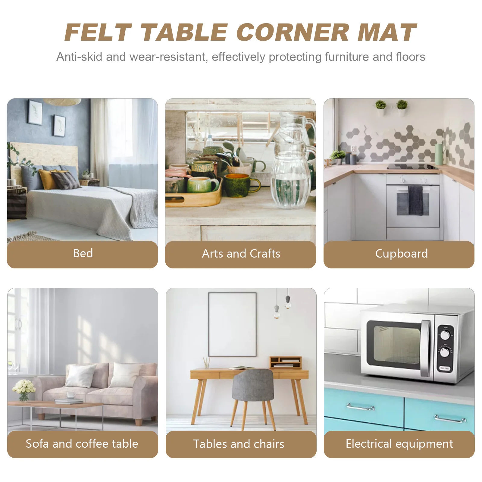 

10pcs Furniture Protection Pads Non slip Plastic Mats for Table Chair Legs Sofas Lamps Waterproof Anti skid Footpads Durability