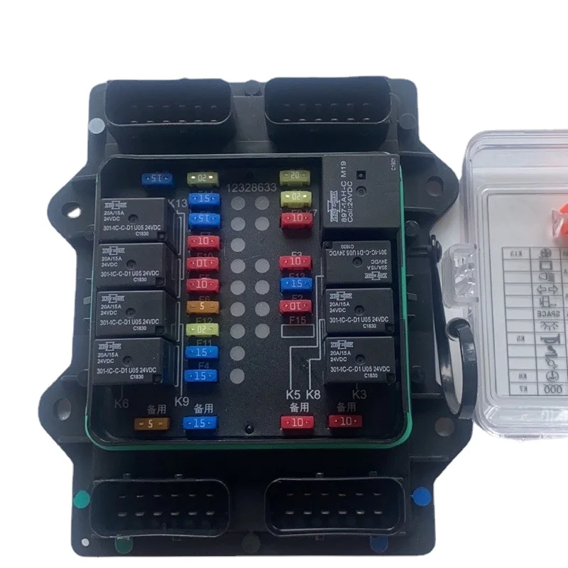 Original Factory Integrated Box  Excavator SANY 55 65 75 Fuse Box Material Code 12318633