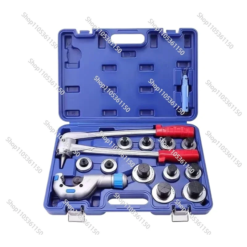 CT-100AL Lever Type Hand Expander Copper Tube Expander Tool Kit Hand-held Air Conditioner Copper Tube Expanding (10-42mm)