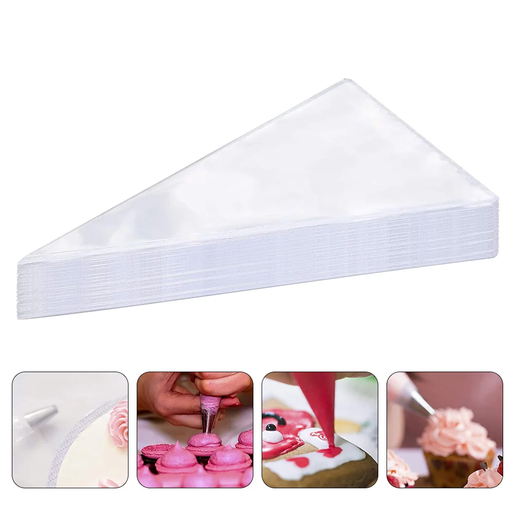 

Piping Bag Cream Squeeze Cakes Tool Pastry Anti- Burst Cupcake Icing Bags White