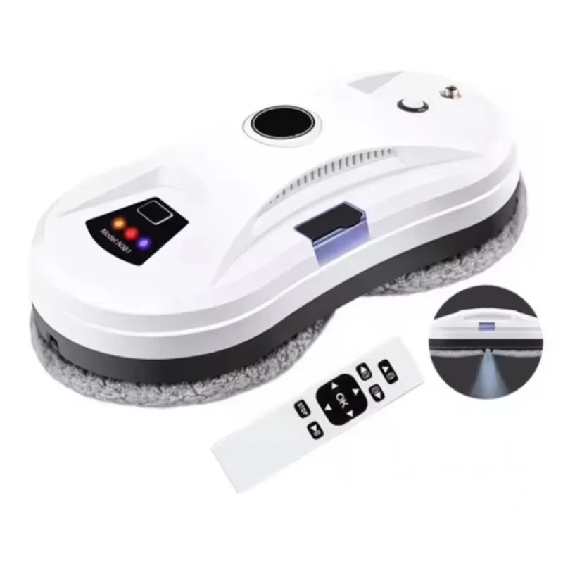 

2025 Home Use Electric Window Cleaning Robot Multi-Mode Glass Vacuum Cleaner with Ultrasonic Spray Water Hot Sale for Home Use