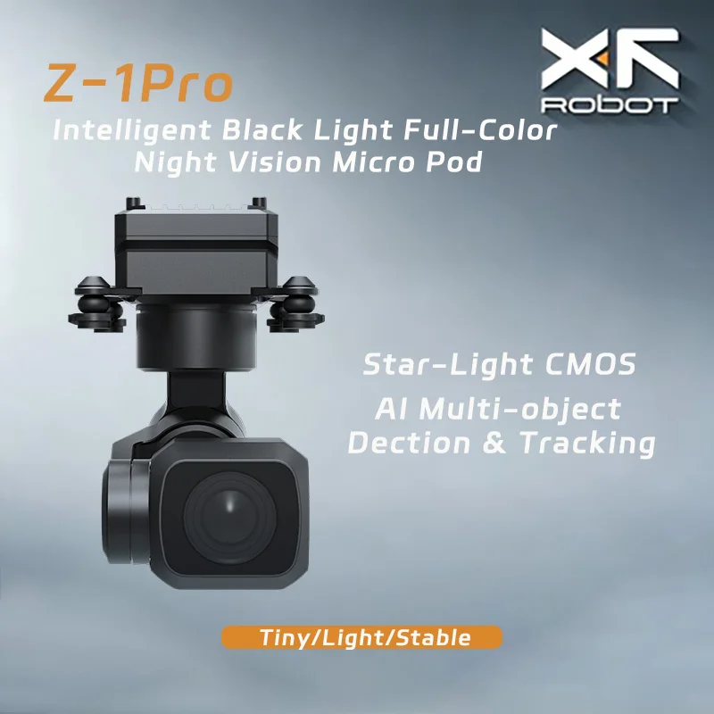 3-Axis Non-Orthogonal Mechanical Stabilized UAV Payload 100g Z-1Pro Accuracy Up-Down Mount 6x Zoom for Industrial Drone Project