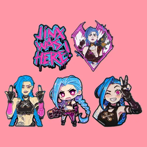 Cool Game Characters Enamel Pins Hot Anime Brooch Lapel Pin Badge on Backpack Clothing Accessories Fashion Jewelry Fans Gifts