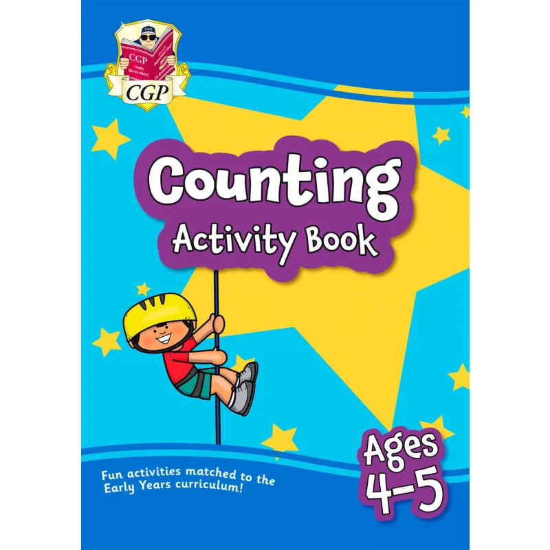 

New Counting Activity Book For Ages 45 Reception CGP BOOKS Coordination Group Publications 9781789088373 Book