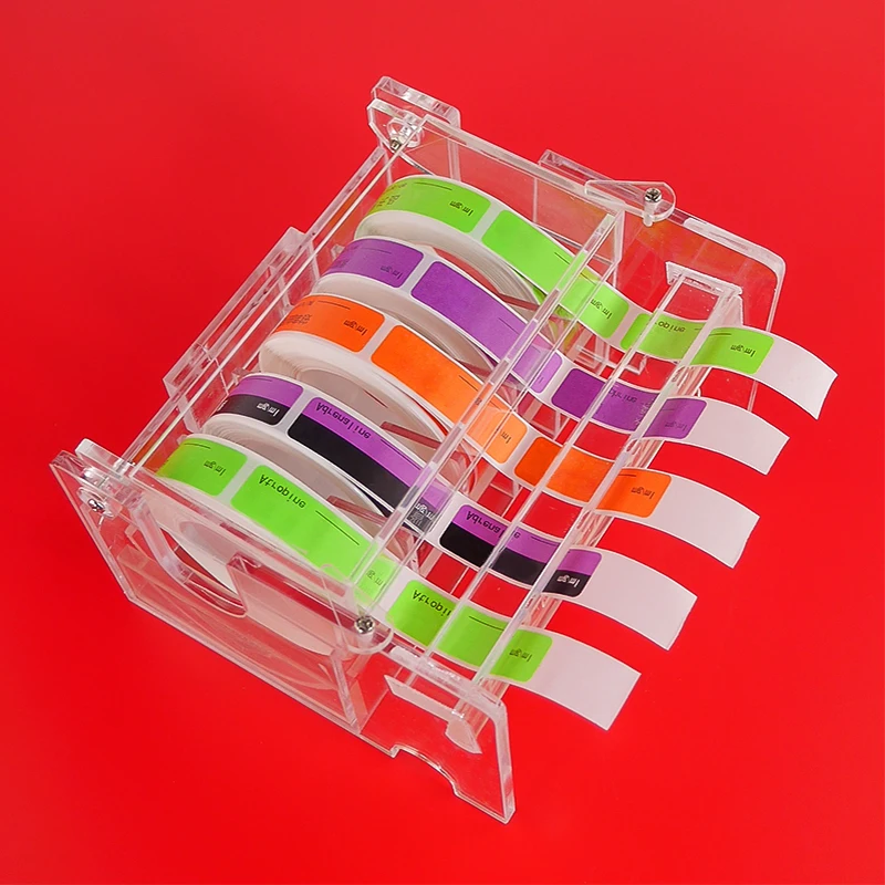 Label Storage Box Drainage Tube Interconnected Date IdentificationSorting Rack Nursing Catheter Acrylic Hospital Clinic Supplies