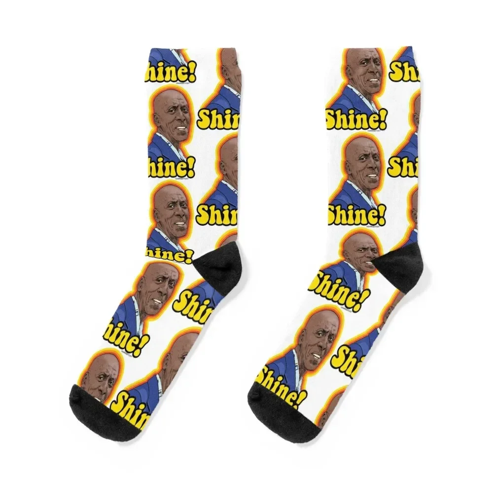 

The Shining- Dick Hallorann Shine! Sticker- Retro sunburst Socks Wholesale christmas gifts Socks Man Women's