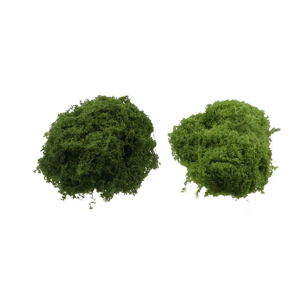 Mini Landscape Durable Artificial Filamentous Moss Environmental Green Fake Moss DIY Polyester Moss Grass Garden Decoration