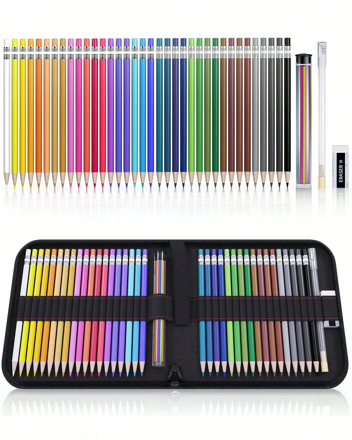

36-Color Mechanical Pencils Set with Sharpener & Bag for Adult Drawing