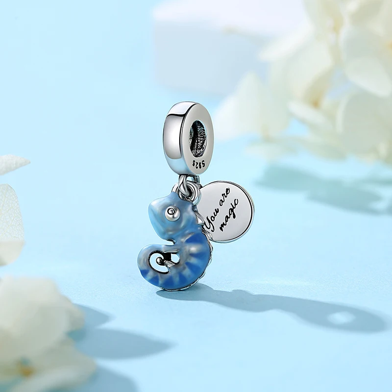 Original 925 Sterling Silver Charms Firefly Butterfly Flower Beads Fit Brand Bracelets Necklaces For Women DIY Jewelry Gift