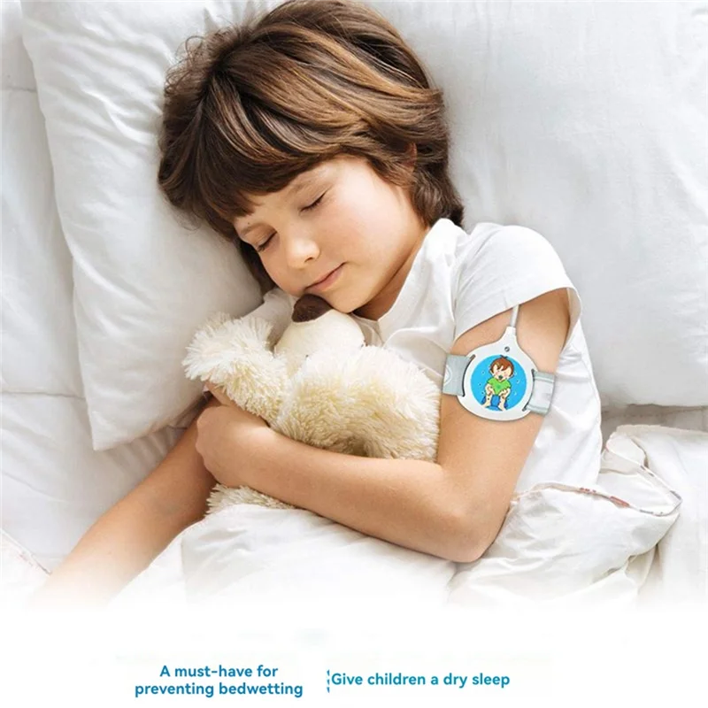 A63T-MA-108 Enuresis Alarm For Children Bedwetting Alarm Wet Reminder For Kids Boy Girl Adults Old Man