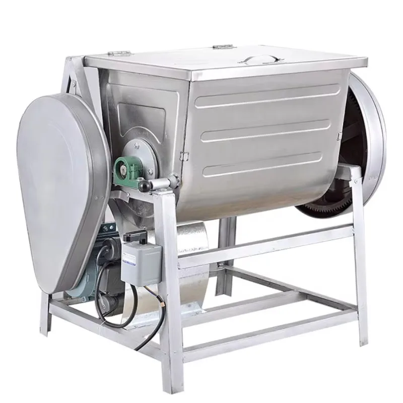 Industrial Stainless Steel Cake Dough Mixing Machine Big Bread Wheat Flour Mixer Food Powder Blender Mixing Machine Customized