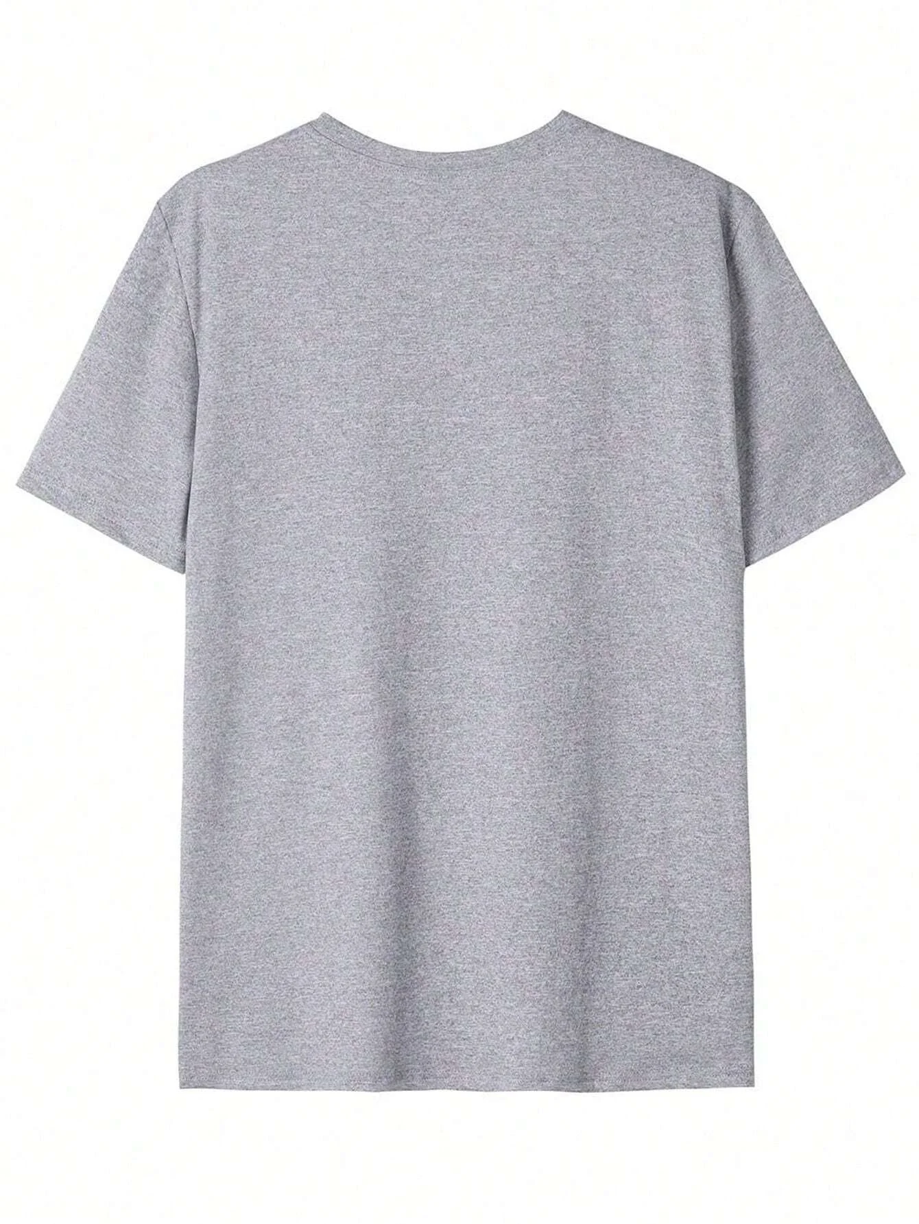 Men's 100% cotton summer loose and comfortable Bird Graphic printed slim fit casual sports round neck short sleeved T-shirt top image 5