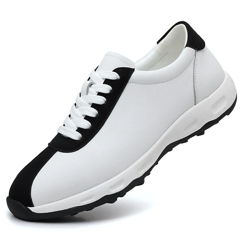 

Весенне-осенняя новая спортивная обувь для мужчин, модная повседневная обувь на платформе, мужские дизайнерские кроссовки на мягкой подошве с кружевом, мужские кроссовки